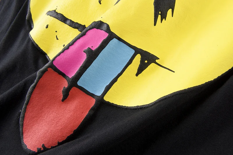 

Top Quliay 21ss Revenge Bad XXX No More Pain Tee Men Women Couple 100% Cotton T Shirt Oversized Hip-hop High Street T-Shirt