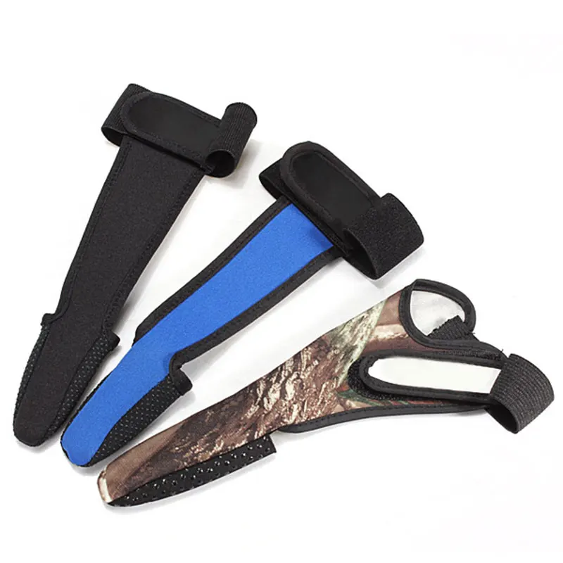 Хорошая сделка литье перчатки палец стойло протектор морской ловли карпа черный