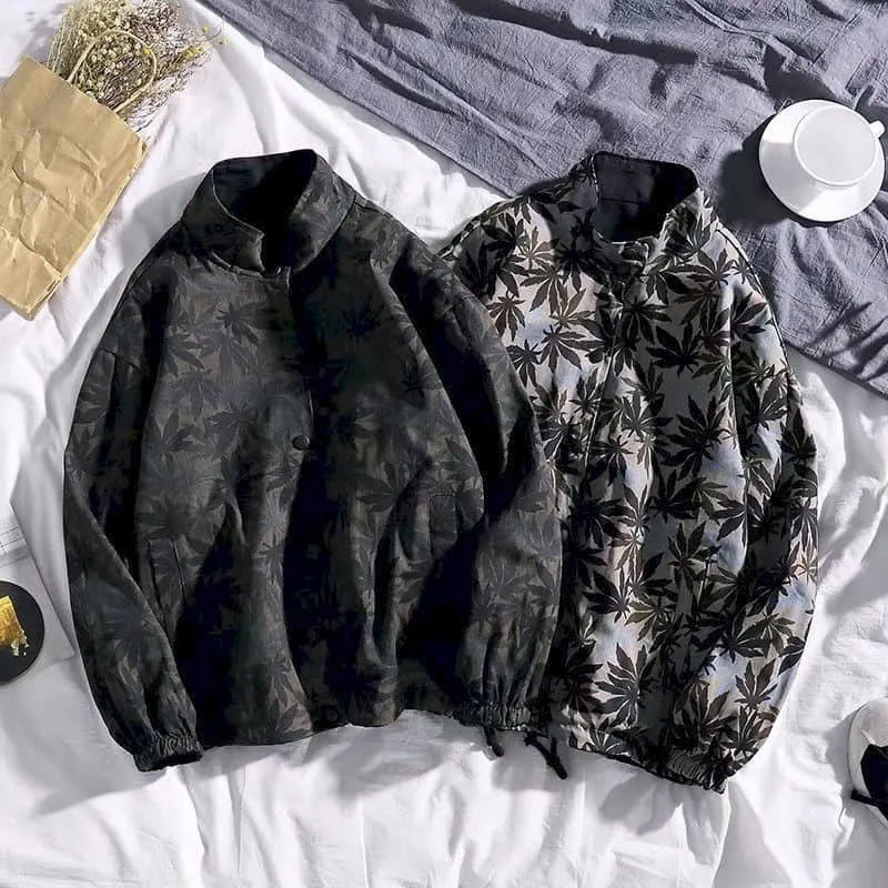 Двусторонняя одежда куртки-карго в стиле Харадзюку для мужчин и женщин