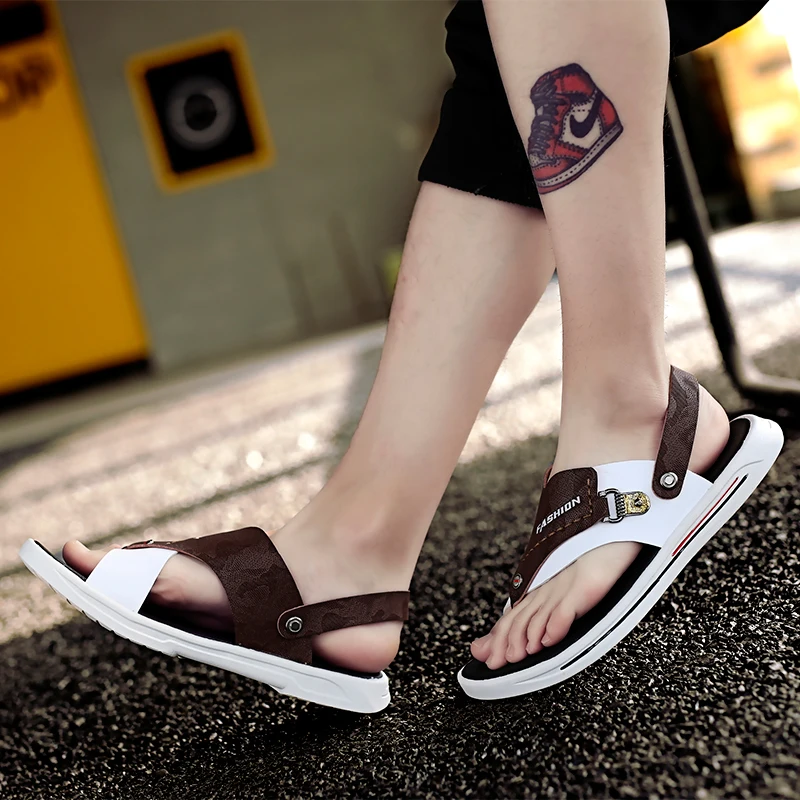 

sport deportivas sandalet sandali cuero heren sandel slide sandles homme uomo verano sandalia shoes playa hombre sandal cuir da