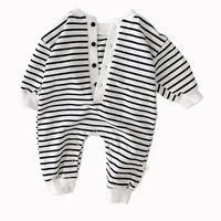 baby rompers cotton stripe printing baby rompers baby boy clothes kids jumpsuit autumn winter long sleeves bodys clothing 3 24m