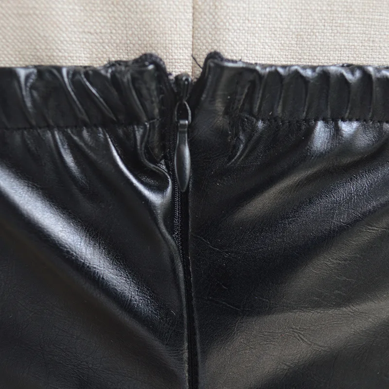 Аниме дневник будущего Gasai Yuno черное платье из искусственной кожи косплей костюм