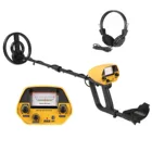 Высокочувствительный золотистый металлоискатель с водонепроницаемой катушкой 200 мм для детей и взрослых