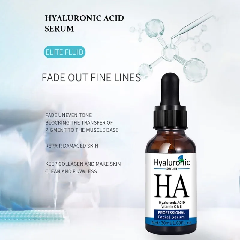 

Hyaluronic Acid Face Serum Anti-Aging Shrink Pore Whitening Moisturizing Essence Face Cream Dry Skin Care All Skin