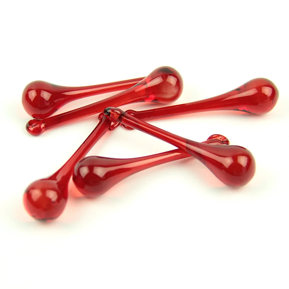 16*60 мм 10 шт красный хрусталь Prism капли современная люстра подвески освещения