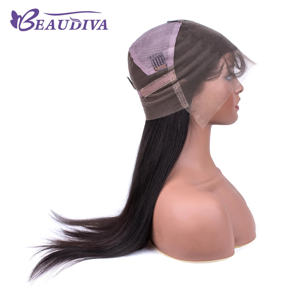 Предварительно выщипанные полные шнурки человеческие волосы парики с детскими волосами бразильские прямые волосы парик шнурка Плетеный бесклеевой полный парик шнурка remy Волосы