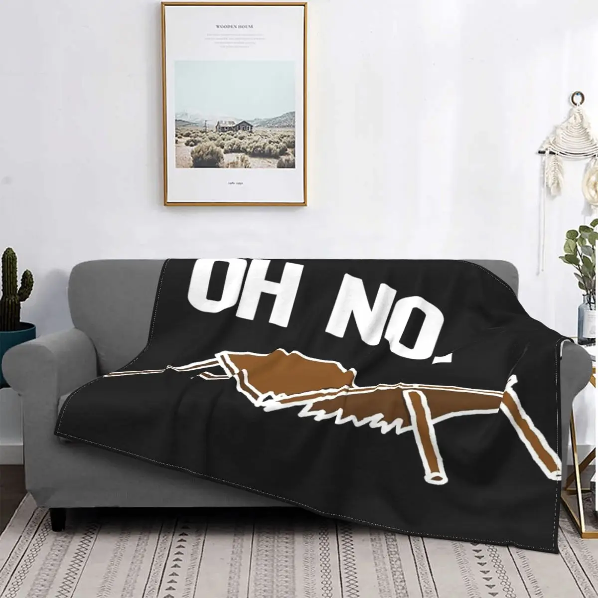 

Oh No roto manta de mesa colcha cama manta a cuadros cubierta de playa Sudadera con capucha manta textil para el hogar de lujo