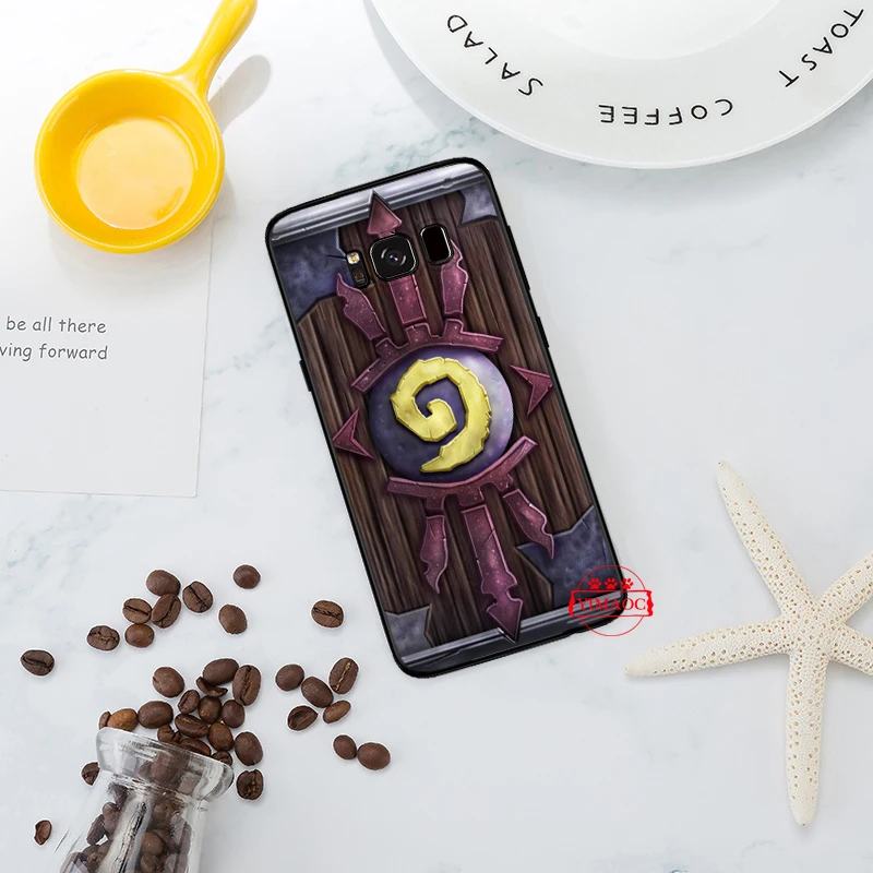 Hearthstone классический силикон чехол для Samsung S6 Edge S7 S8 плюс S9 S10 S10e Note 8 9 10 M10 M20 M30 |