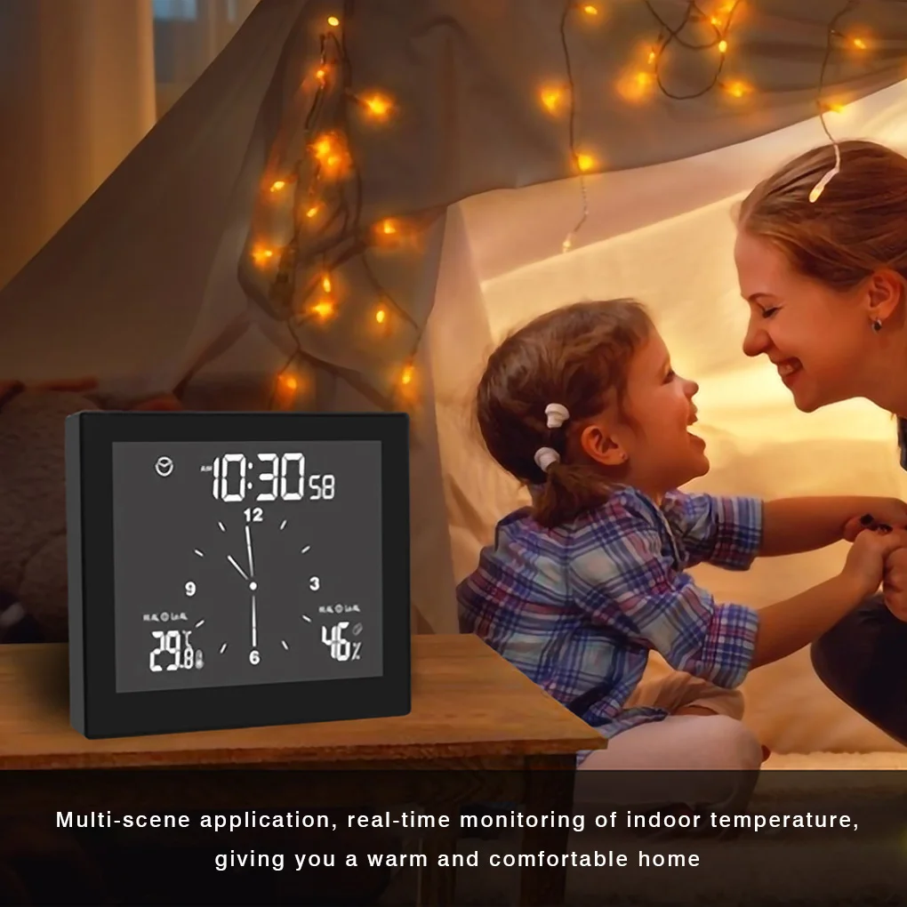 bathroom digital clock kitchen wall clock lcd screen waterproof shower timer alarm temperature humidity meter abs lcd screen 1pc free global shipping