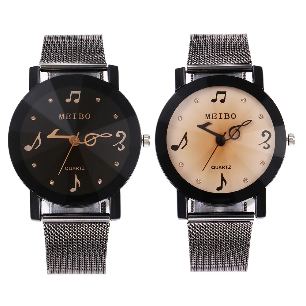 Часы наручные женские кварцевые с кожаным ремешком на День святого Валентина |