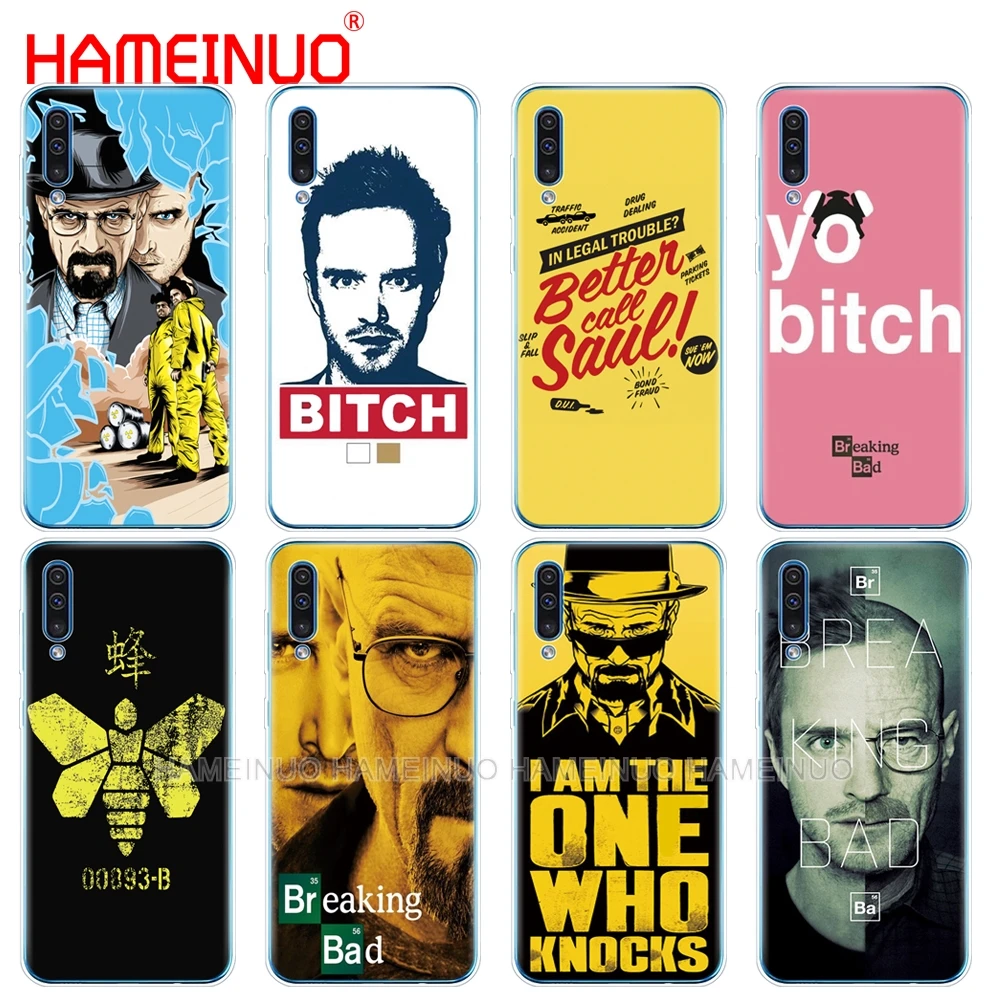 Силиконовый чехол для телефона samsung Galaxy S10 E PLUS A10 A20 A30 A40 A50 A70 A10E A20E M20, чехол для поломки плохой Джесси Пинкман