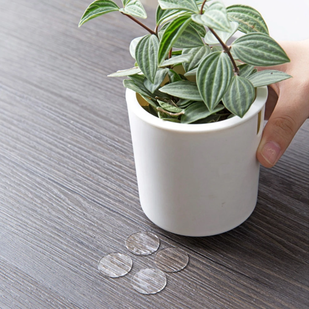 Круглая двусторонняя клейкая лента прочная акриловая красная пленка прозрачные