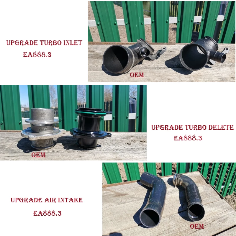 

Silicone Intake Hose Turbo Inlet Elbow Muffler Delete For VW Golf MK7 R Audi V8 MK3 A3 S3 TT 2.0T 2014+