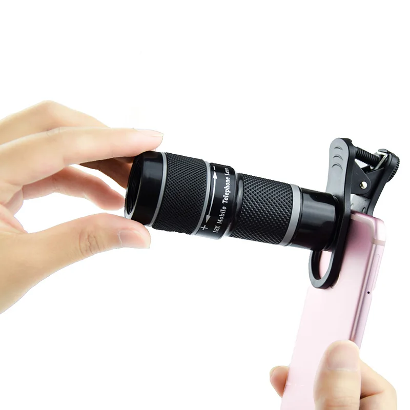 18 раз зум Монокуляр бинокль мобильный поддержка телескоп с зрением Спорт на