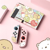 switch cute animal color flower protective shell fruit ns console storage bag joycon controller for nintendo switch accessories