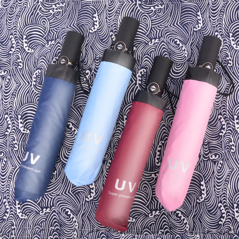 Солнечный зонт с черным покрытием защитой от ультрафиолетового излучения