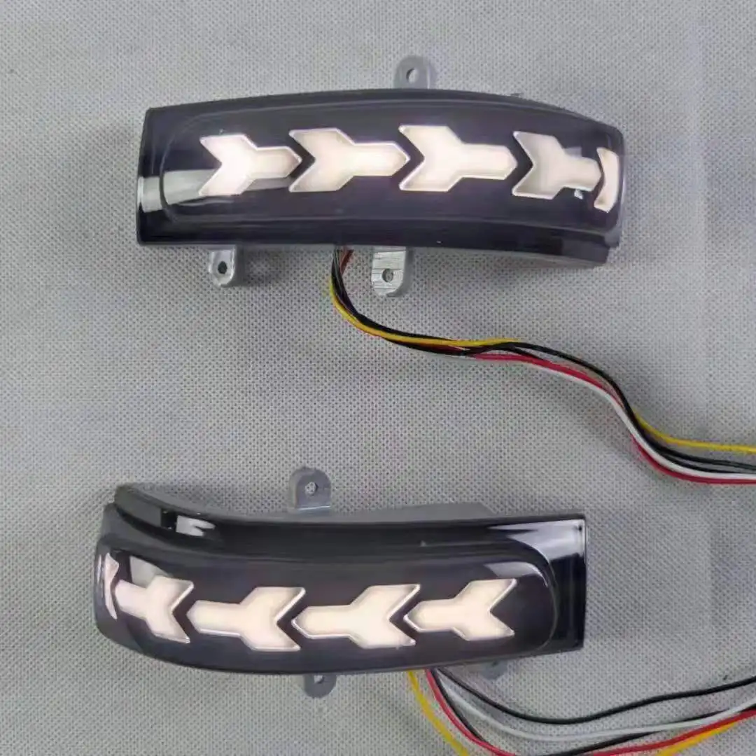 Динамические светодиодные указатели поворота для бокового заднего вида зеркала для Toyota Land Cruiser LC200 FJ200 Prado FJ150 2010-2020 гг. (2 шт.)