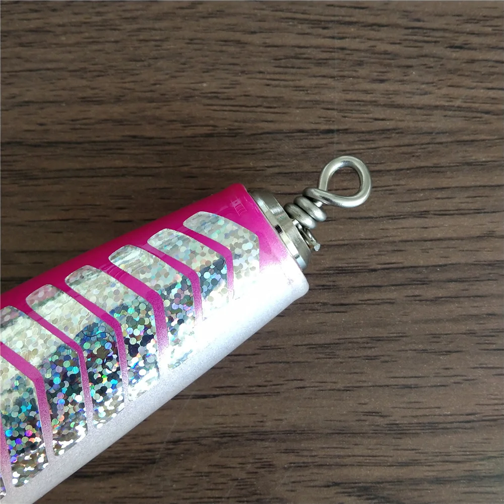 

Swolfy 3pcs Deep Sea Wood Pencil Fishing Lure 24cm 140g Full Swimming Wooden Popper Long Shot Baits Boat Lure