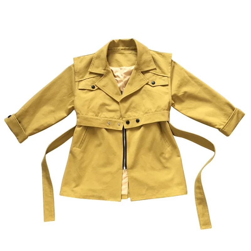 Хлопковая ветровка для больших девочек детская Весенняя верхняя одежда детское