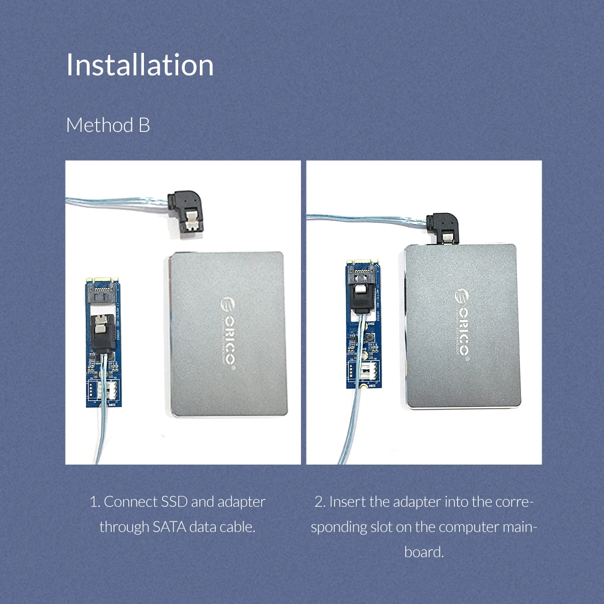 ORICO SATA 7PIN к M.2 адаптер NGFF с питанием SSD адаптер SATA к M.2 адаптер для 2242 2260 2280 SATA 3 к M.2 NGFF SSD