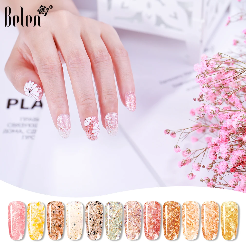 Belen 5MLShimmer Фэнтезийный Гель-лак для ногтей грунтовка салона маникюра отмачивается