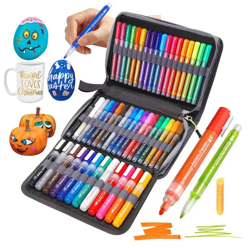 

Office supplies acrylic marker liquid chalk 48 color / 60 color super large capacity water based acrylic pen DIY marker