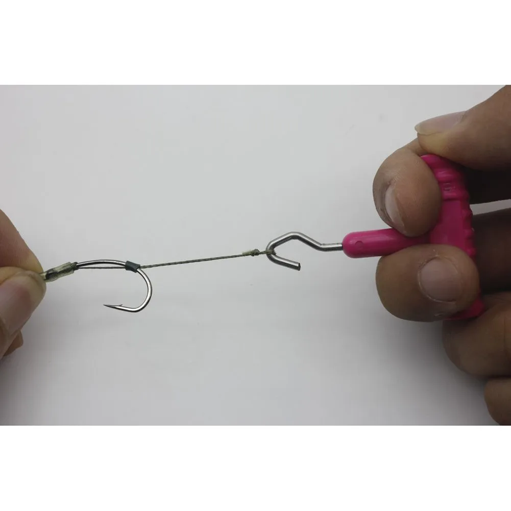 Съемник для узлов рыбы затягиватель карпа Клеммная снасть волос метод фидера