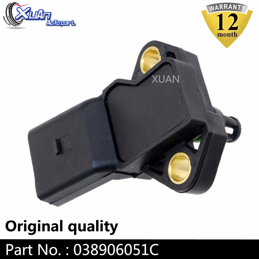 XUAN 038906051C 3 бар впускной воздушный повышающий датчик давления для Volkswagen New Beetle Golf