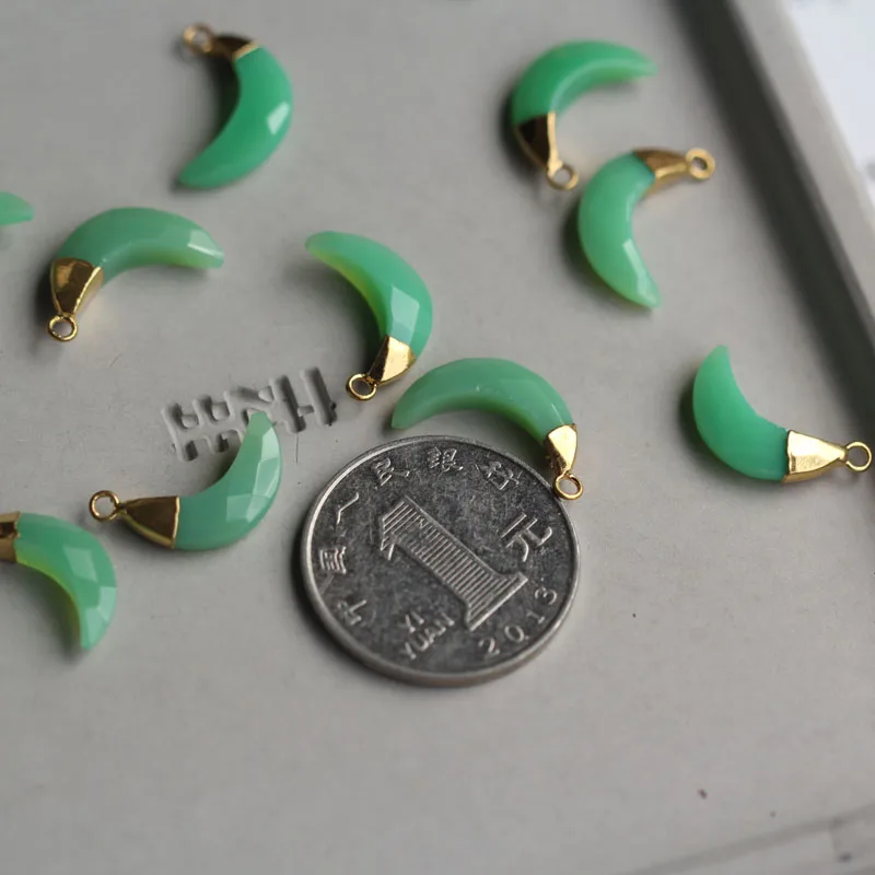 925 пробы Vermeil серебристый, хризопраз халцедон с фасовкой, 1 шт. 18,0X15,0 мм