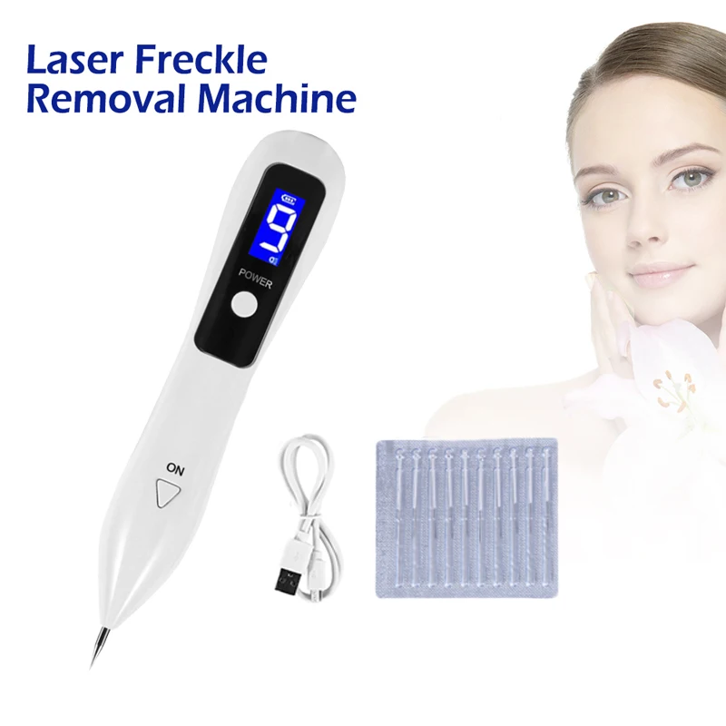 

LCD Plasma Pen LED Lighting Laser Tattoo Mole Removal Machine Face Care Skin Tag Removal Freckle Wart Dark Spot Remover