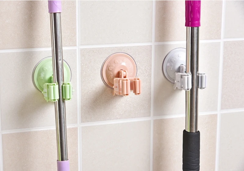 

Suction cups Brush and Mop Holder Hanger 2 PCS