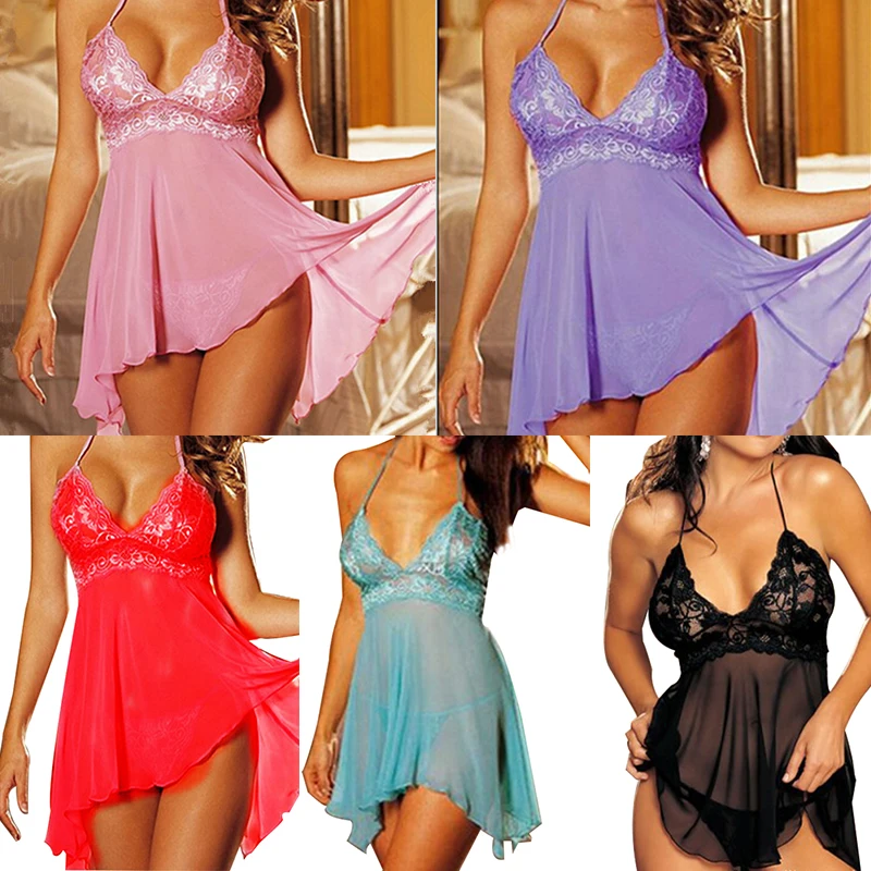 Женское кружевное однотонное сексуальное нижнее белье с бантом глубоким