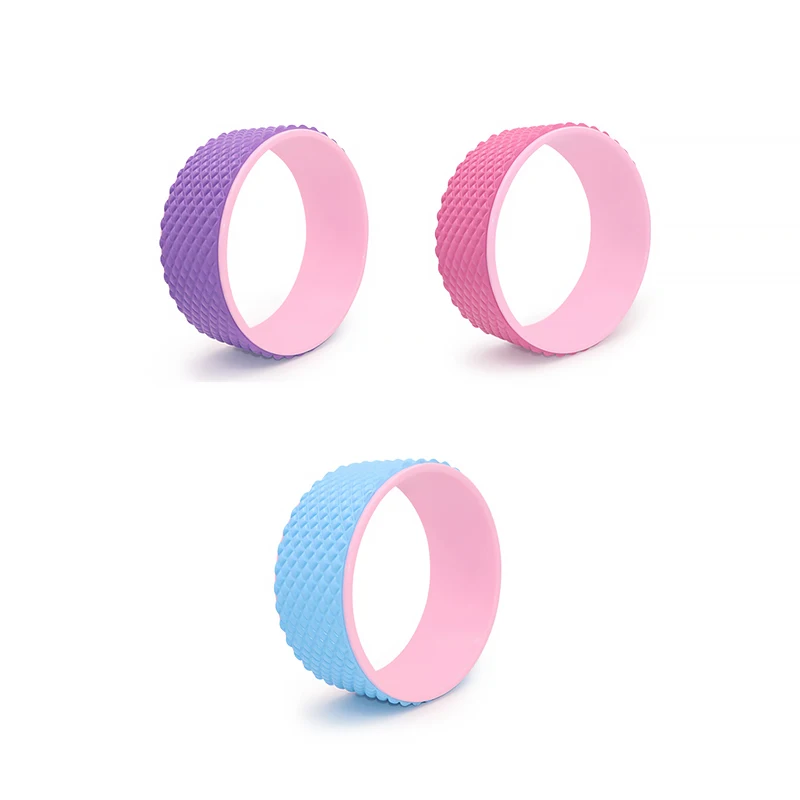 Йога Пилатес кольцо ролик для фитнеса колеса назад тренировочный инструмент