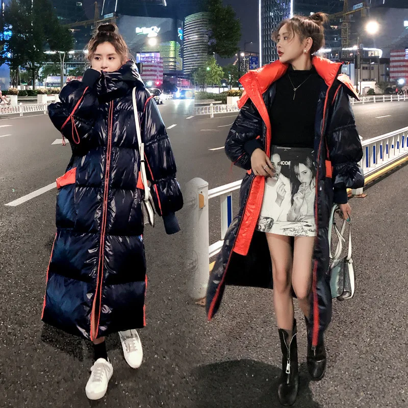 Зимняя женская куртка 2020 водонепроницаемая длинная плотный теплый пуховик