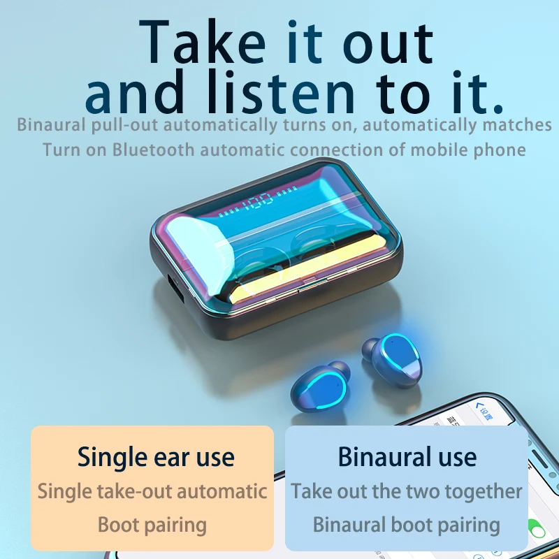 Новые HiFi Bluetooth наушники 5 0 CVC 8 Беспроводные стереонаушники с шумоподавлением TWS