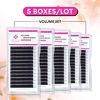 5 чехлов, все размеры 0,07-0,20 толщина наращивание ресниц JBCD Curl индивидуальные искусственные норковые, ненастоящие, поддельные для ресниц, бесплатная доставка