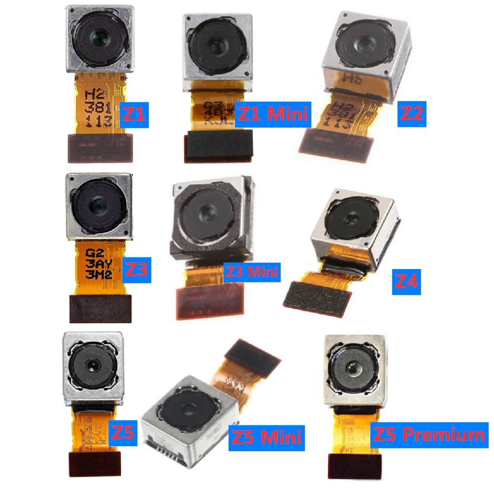 10 шт./лот оригинальная Задняя Основная камера для Sony Z1 Z2 Z3 Z5 MINI Z4 Z5P Premium большая