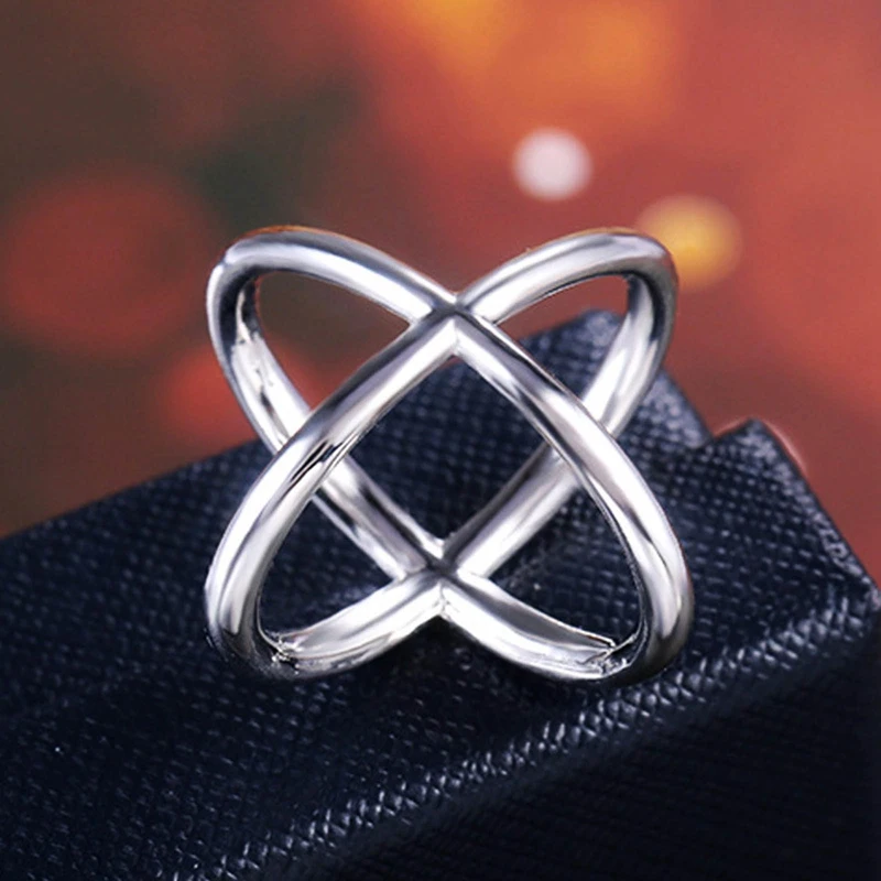 

Ladies Fashion Creative Vintage Hollow Cross Rings For Women Wedding Trendy Elegant Jewelry Rings Accessories
