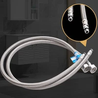 60cm 80cm metal hose cold and hot water faucet inlet pipe explosion proof stainless steel braided pointed hose
