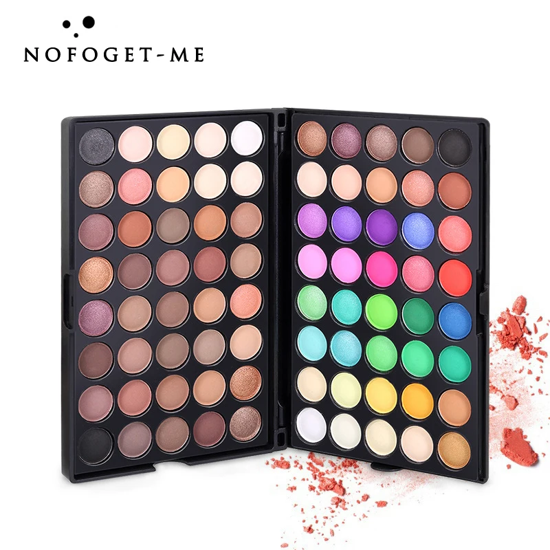 Cosmetic Matte Eyeshadow Cream Makeup Palette Shimmer Set 80 Color Pallete Smoky Lasting-Effect Nature |