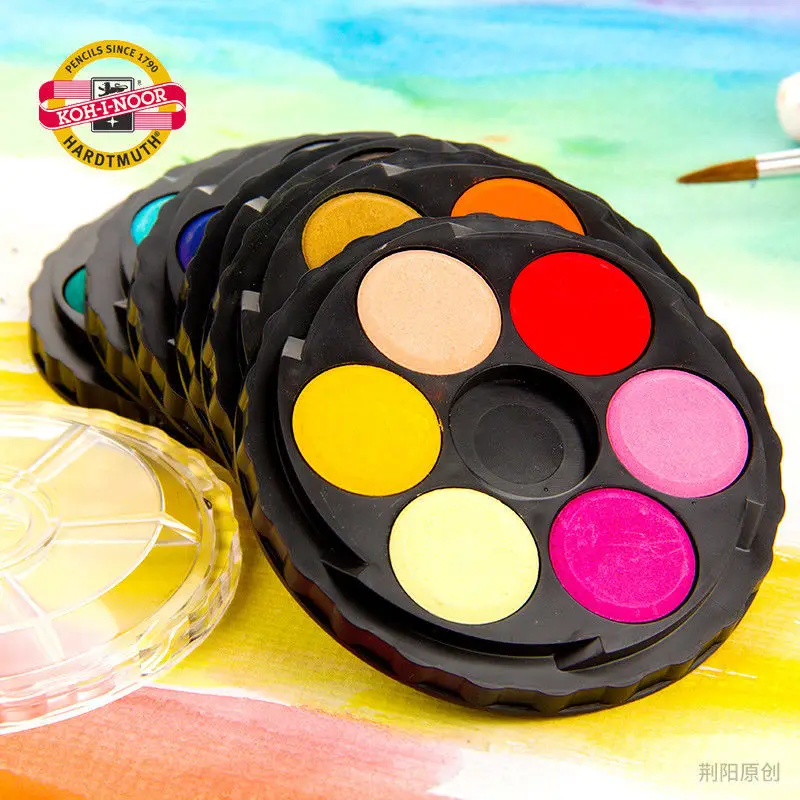 Непрозрачная Акварельная краска Koh I Noor набор колес 12/24/36/48 цветов| |