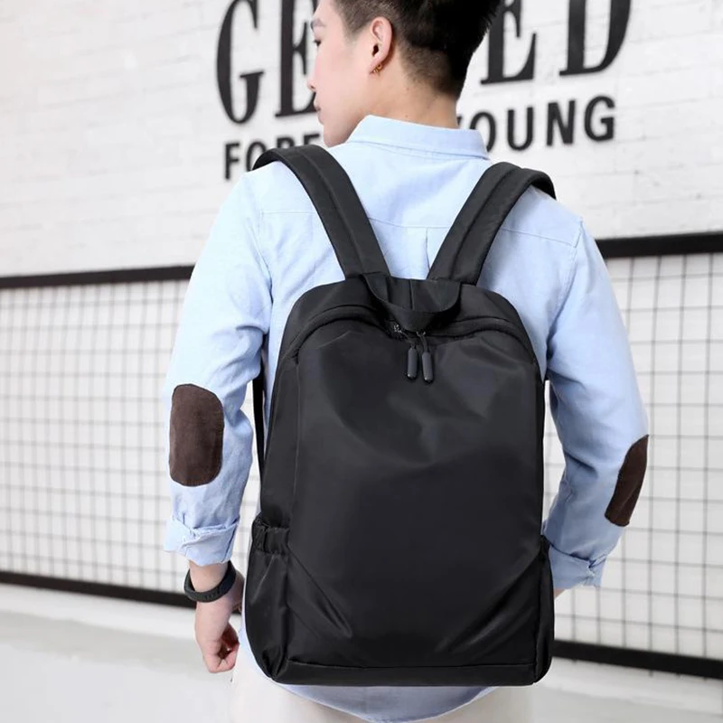 Повседневный Рюкзак Xiao.p для мужчин модная однотонная школьная сумка учеников