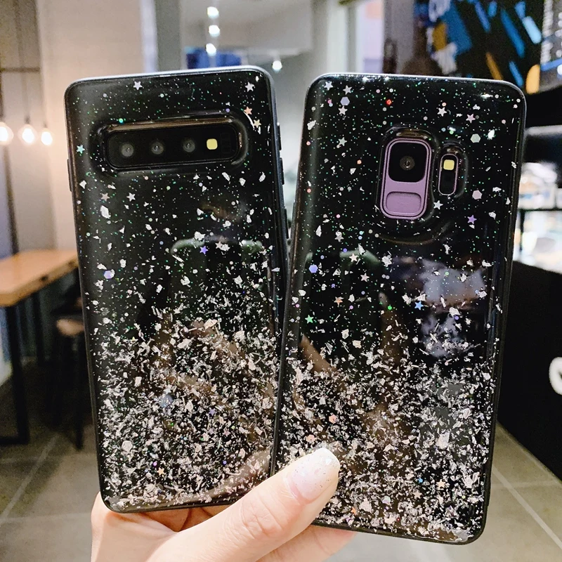 Мягкий Черный силиконовый чехол из ТПУ для Samsung Galaxy S7 Edge S8 S9 S10 Plus S10e | Мобильные