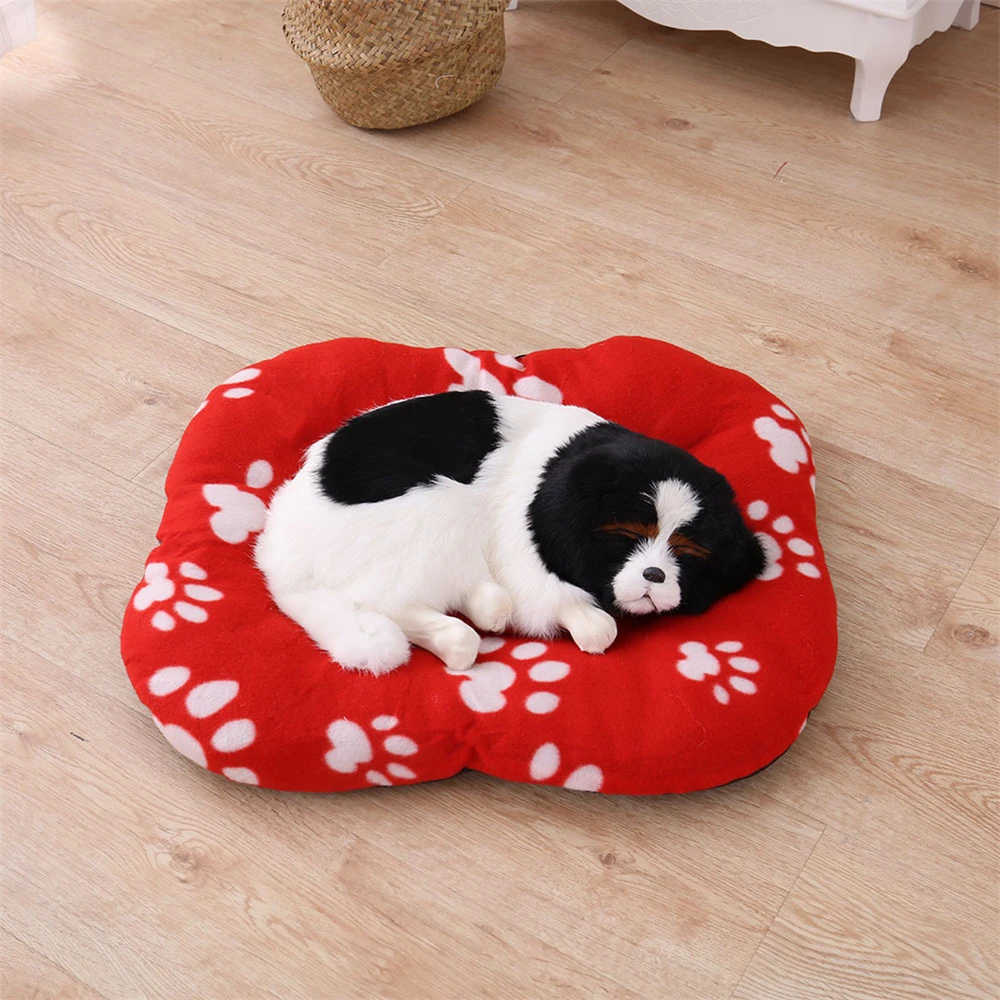 Квадратная кровать для питомца котенок толстый коврик сна зимний мягкий теплый