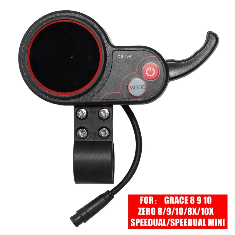 Светодиодный дисплей дроссельной заслонки для электрического скутера Speedual Mini Plus Grace Zero 8 9 10 8X 10X 11X QS-S4 lcd Macury 36 в 48 в 52 в 60 в 72 в - Цвет: Throttle A