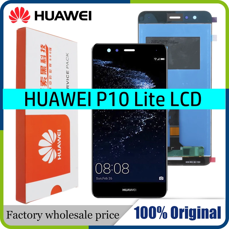 ЖК-дисплей для HUAWEI P10 Lite 5 2 '' сенсорный экран с рамкой ЖК-экран was-lx1 was-lx1a Nova