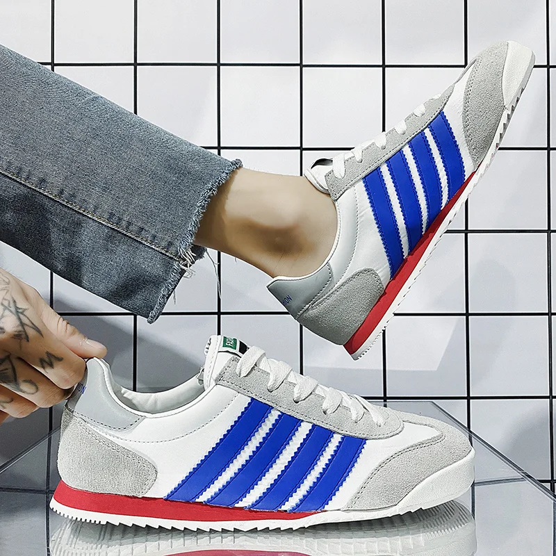 New Luxury Men Casual Shoes Lac-up Flats Autumn Lightweight Loafer Breathable Walking Sneakers Tenis Feminino Zapatos |