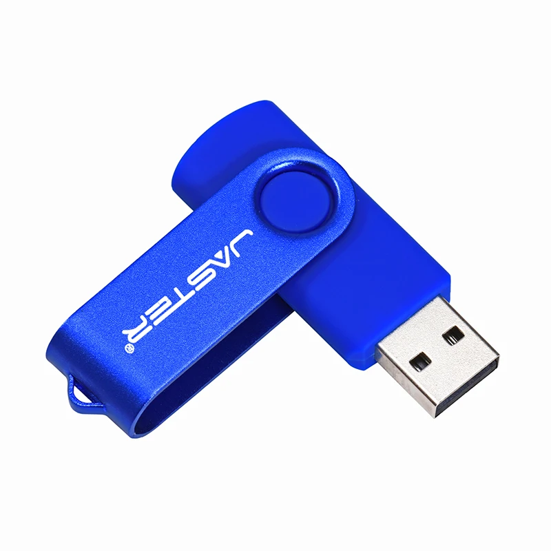 Navy blue JASTER новые USB флэш-накопители поворотный внешний Флешка 64 ГБ 32 ГБ 16 ГБ 8 ГБ 4 ГБ карта памяти usb необычный флеш-накопитель - Цвет: Navy blue
