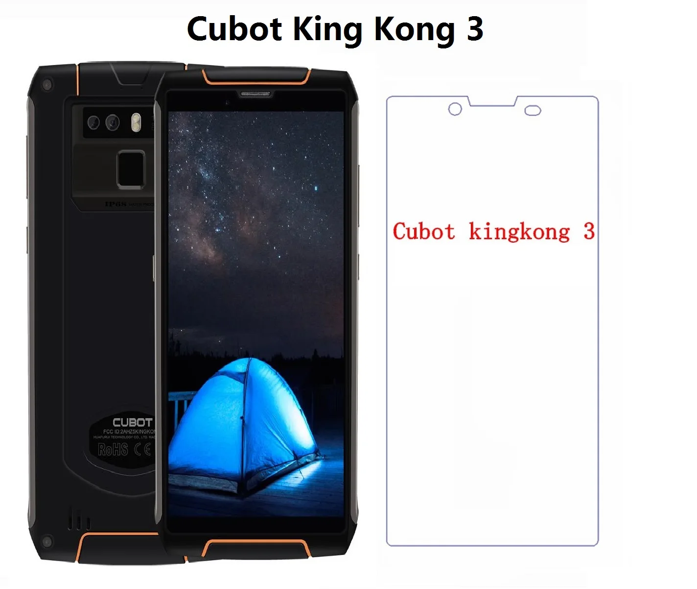 Закаленное стекло для Cubot King Kong 3 Защитное мобильного телефона чехол Kong3 Защитная