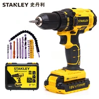 stanley cordless electric drill brushless impact drill scd20c2k rechargeable dc 18v lithium ion battery screwdriver power tools